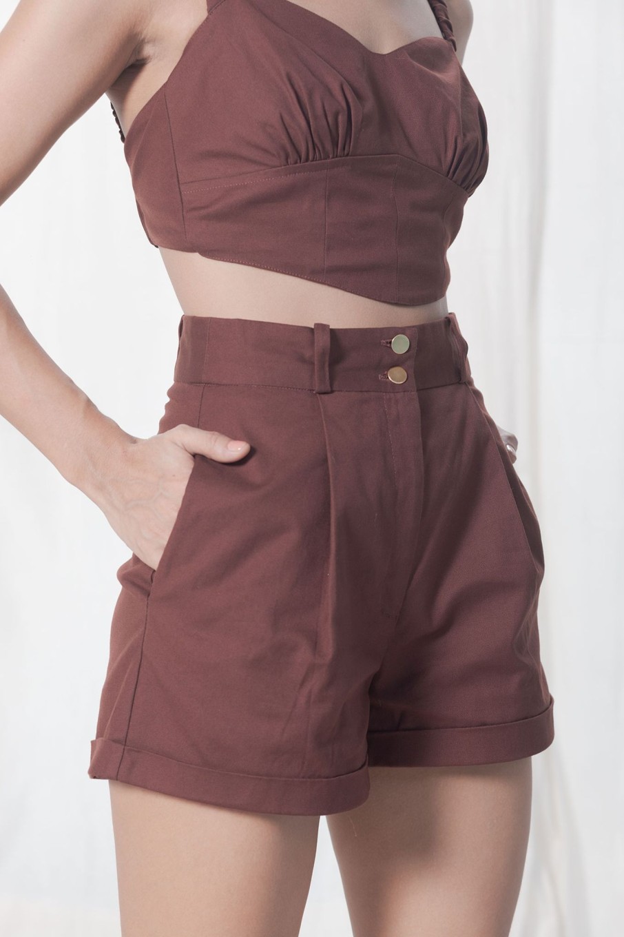 Western-Wear Urban Suburban | Brown Shorts