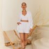 Western-Wear Urban Suburban | White Cotton Set