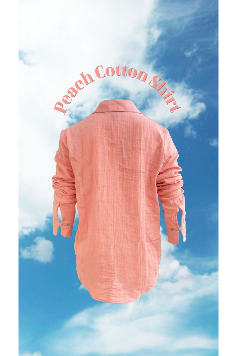 Western-Wear Urban Suburban | Peach Cotton Shirt