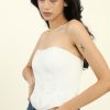 Western-Wear Urban Suburban | White Corset Top