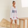 Western-Wear Urban Suburban | White Cotton Short Dress