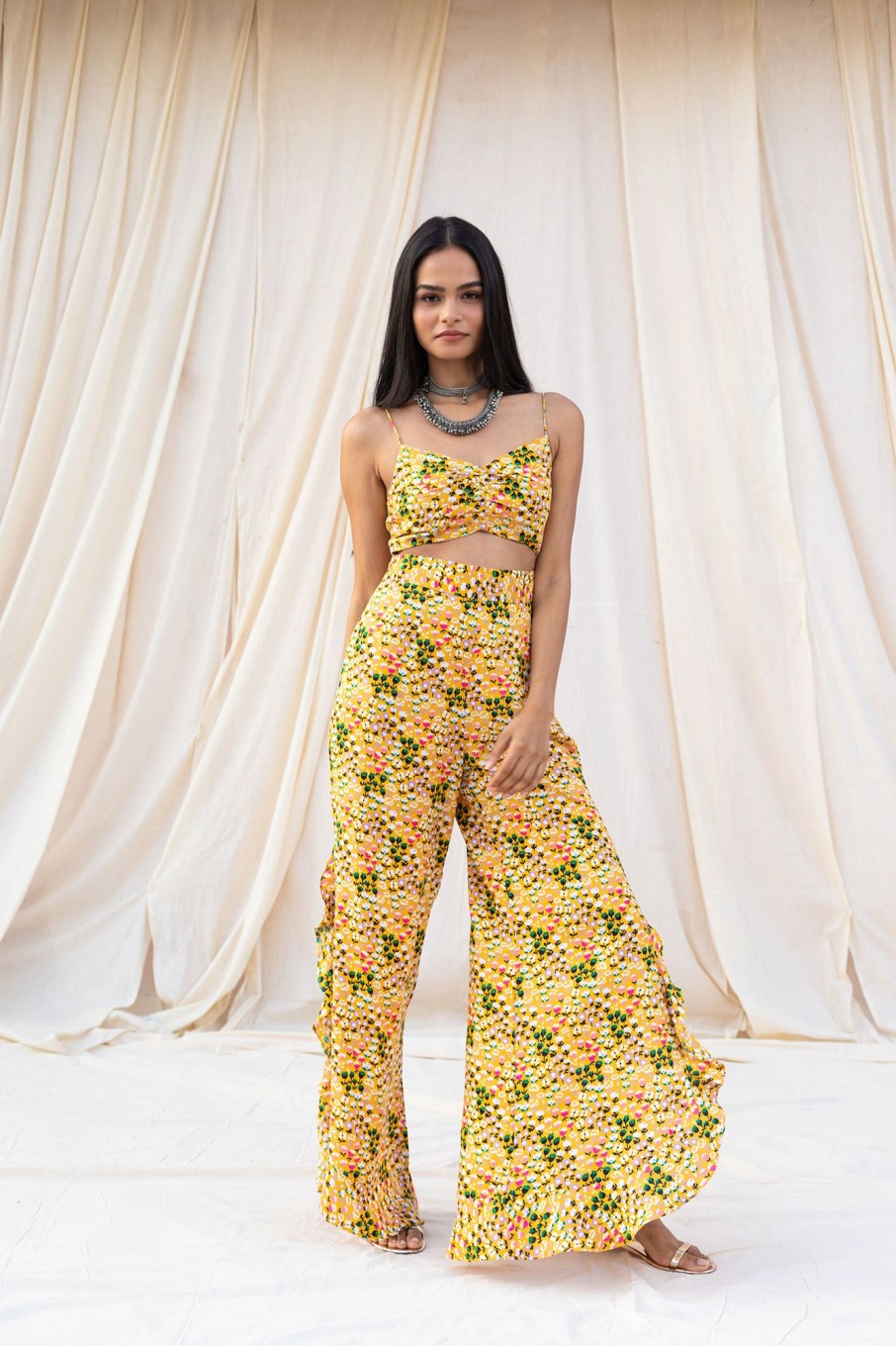 Western-Wear Urban Suburban | Ditsy Floral Print Jumpsuit