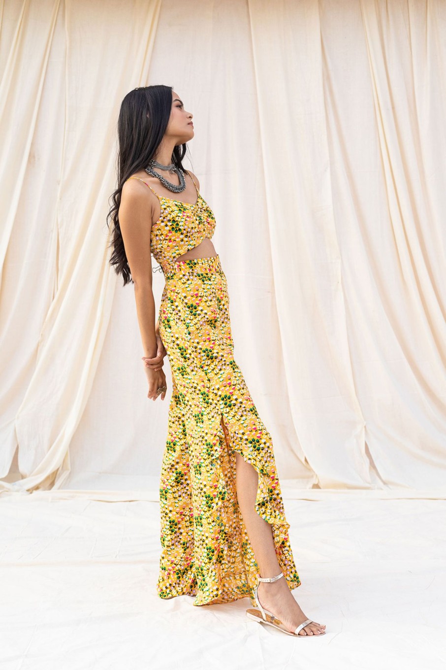 Western-Wear Urban Suburban | Ditsy Floral Print Jumpsuit