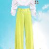 Fashion-Wear Urban Suburban | Lime Green Pleated Pants