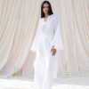 Western-Wear Urban Suburban | White Kaftan Top