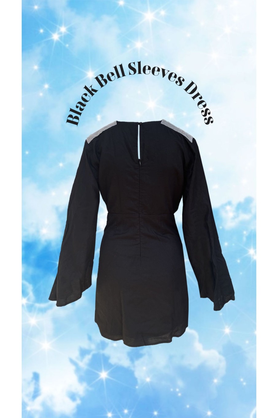 Western-Wear Urban Suburban | Black Linen Short Dress