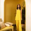 Western-Wear Urban Suburban | Yellow Cotton Crepe Set