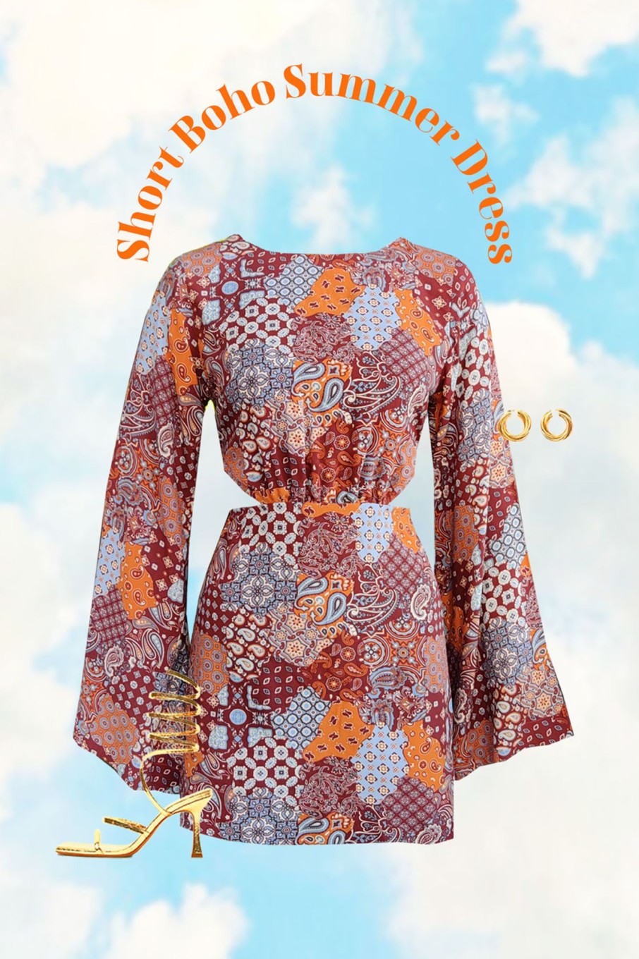 Western-Wear Urban Suburban | Bohemian Short Summer Dress