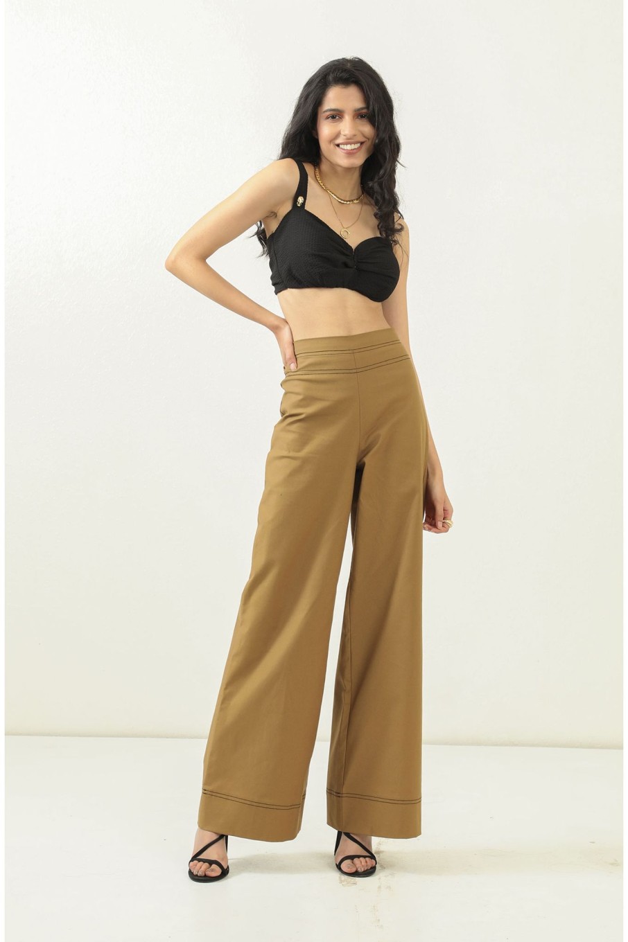 Western-Wear Urban Suburban | Brown Khakhi Pants